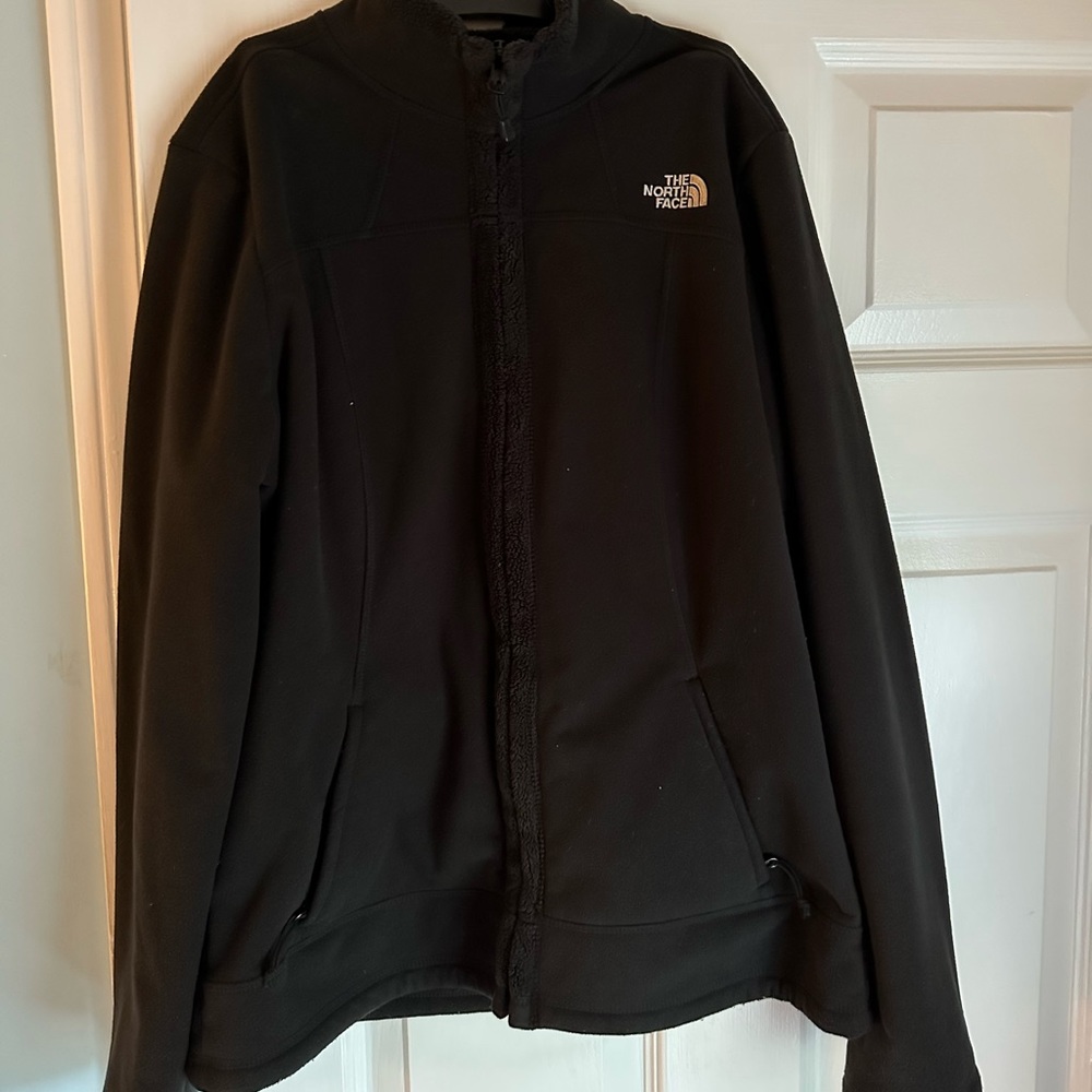 Fleece North Face Zip Up Jacket
